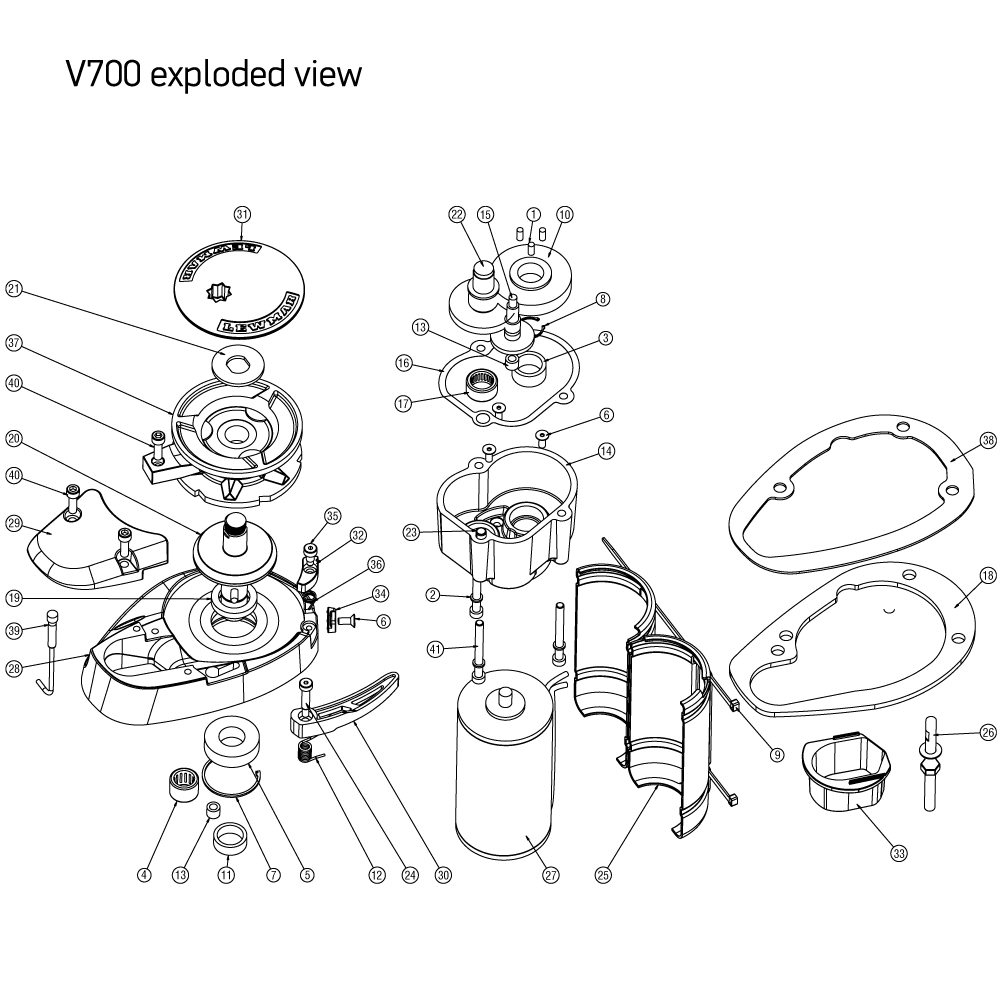 The Portland - Black Laminate (50" x 26")